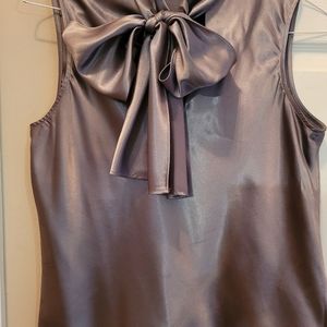 Nine West Blouse with Tie at Neck, Sz L
